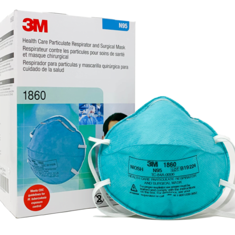 Mascarilla Quirúrgica 3M™ 1860 N95