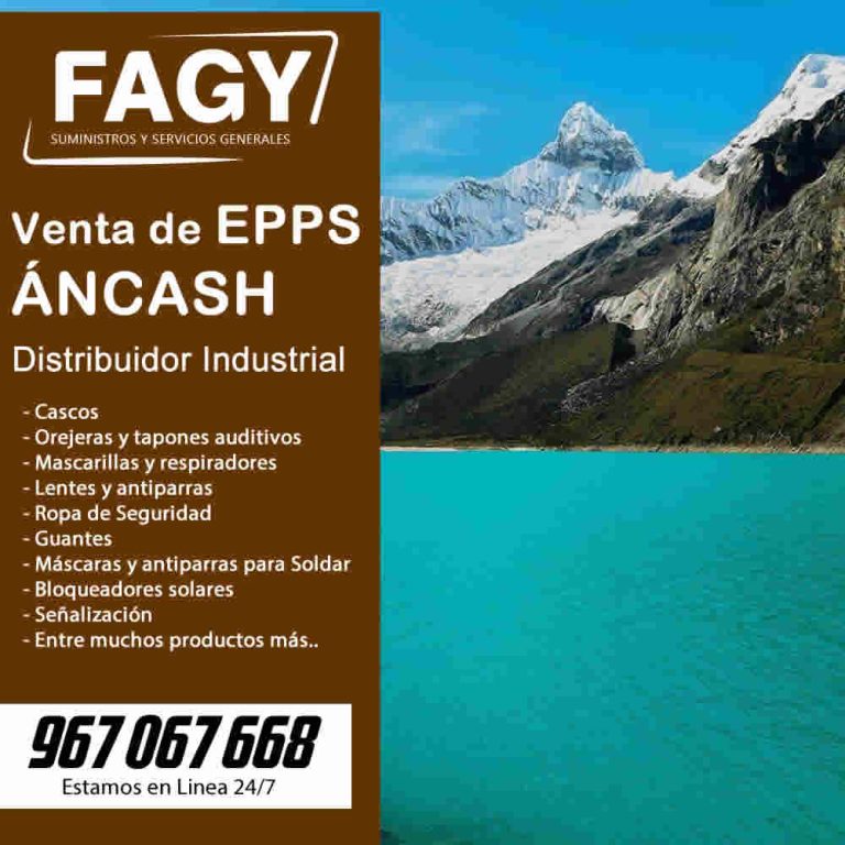 Venta de epps en ancash- Distribuidor de EPPS en Áncash