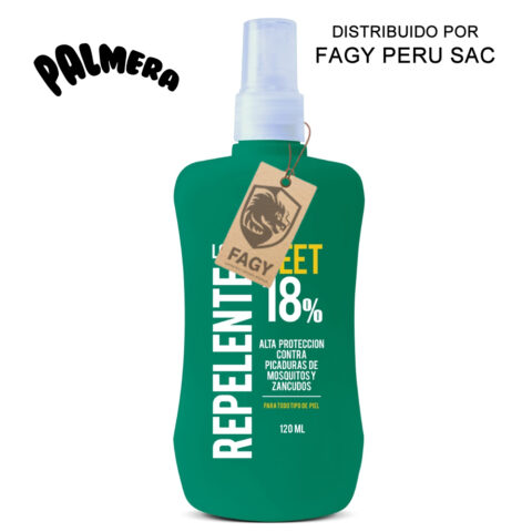 Repelente para zancudos y mosquitos Palmera – Frasco 120ml