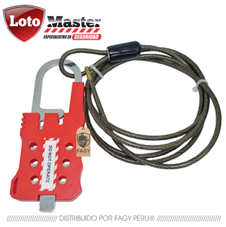 Bloqueo de cable ajustable CL00007 loto master