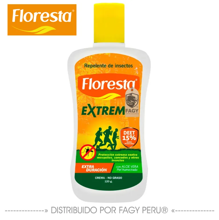 Repelente Floresta Extremo 15% Deet 15% 120 ml Crema