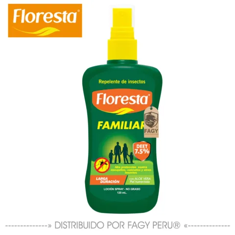 Repelente floresta familiar crema 7.5% deet 120 gr