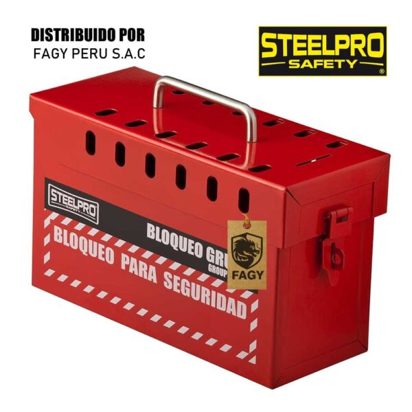 Caja de Bloqueo Grupal Steelpro