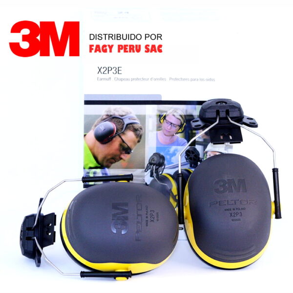 Orejera 3M X2P3E Serie X Adaptable a Casco 24dB