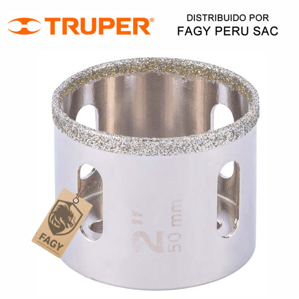 Sierra copa con diamante 2″ Truper 17132