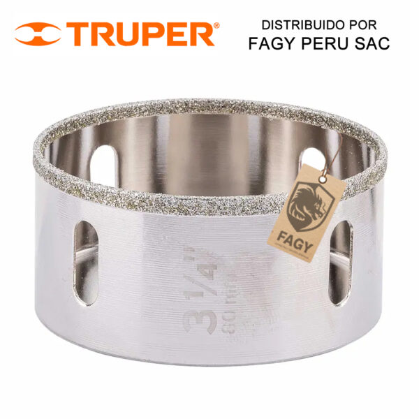 Sierra copa con diamante 3-1/4″ Truper 17137