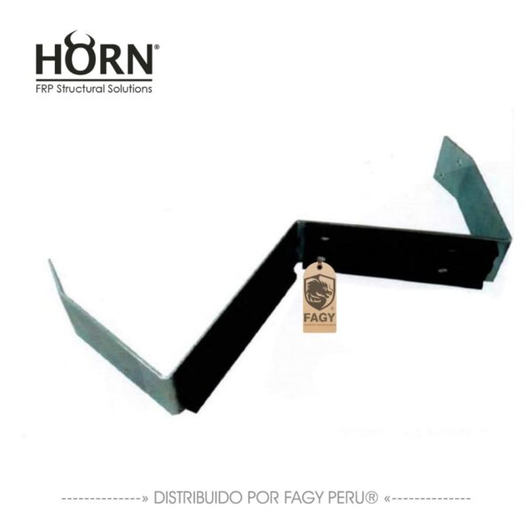 Sistema de apoya poste metálico en V horn