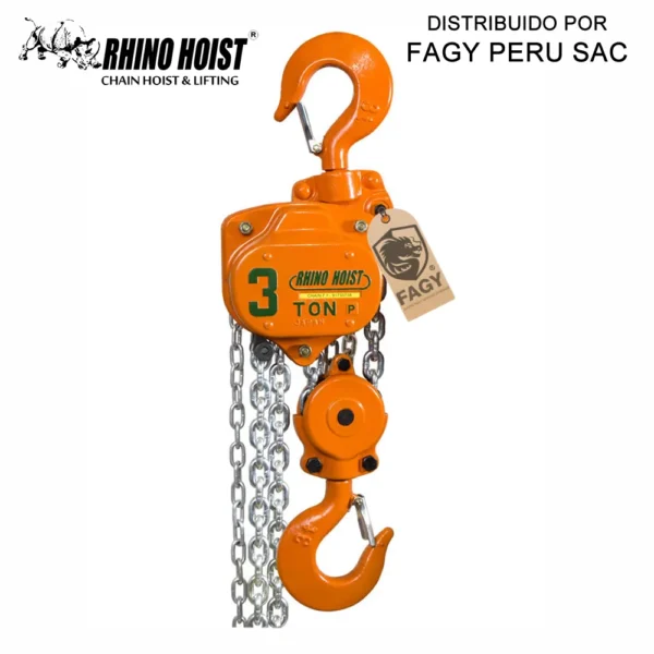 Tecle Manual De 3 ton Rhino Hoist